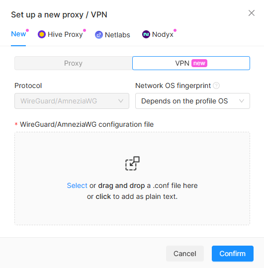 Set Temporary VPN Set Temporary VPN