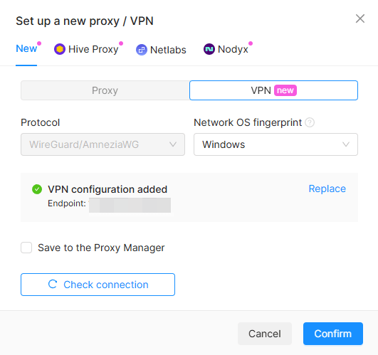 Check VPN