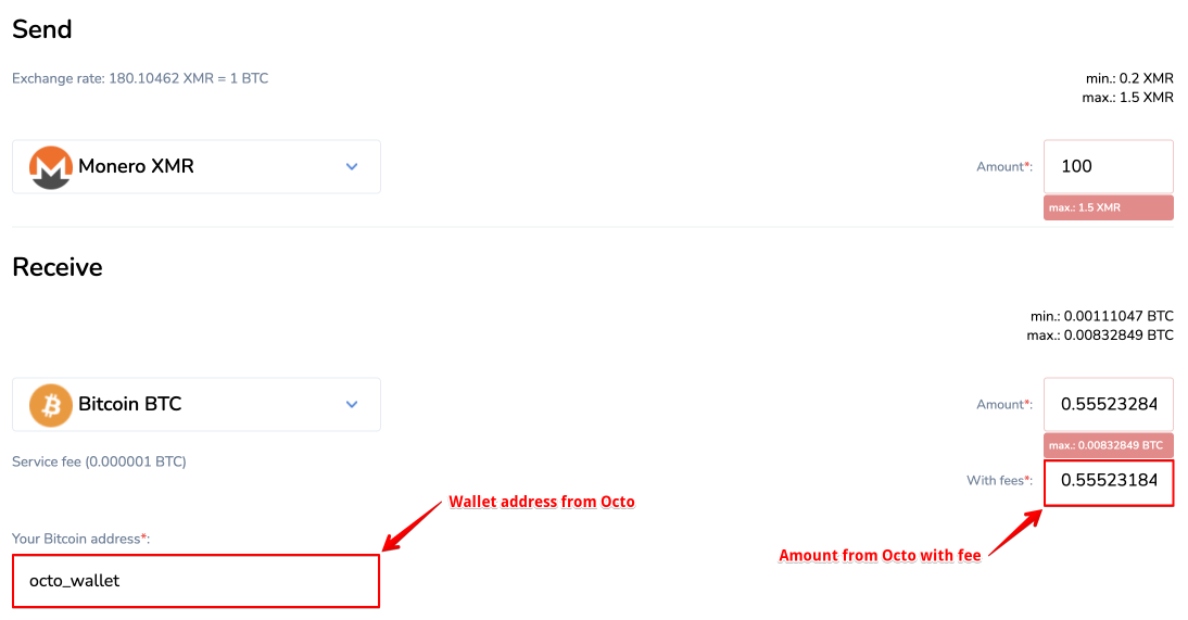 Exchange process