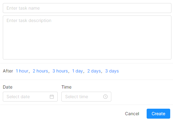 Task Settings