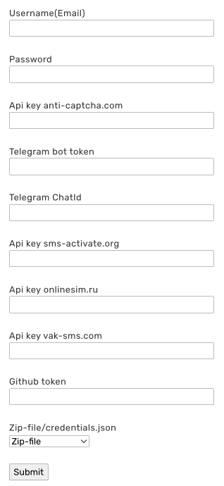 Scenum Registration