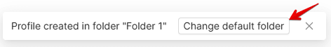 Default folder Default folder