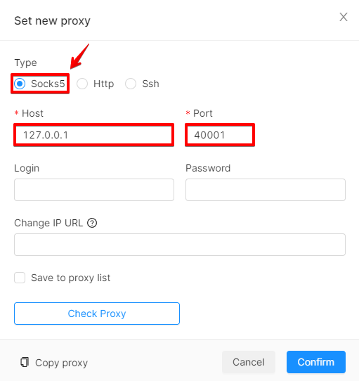 Pia S5 Proxy Octo Browser Change